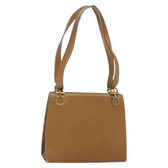 Ferragamo Pre-owned borse di pelle a tracolla - - Pre-owned - Donna - Beige - ONE SIZE