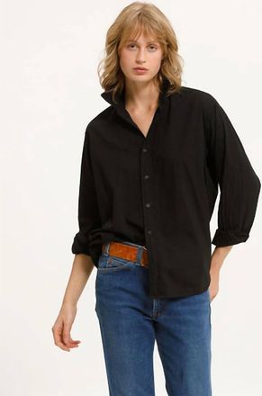 Cali Dreaming Collared Boy Shirt In Black