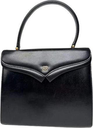 Givenchy Pre-owned Handbag - Dames - Vintage Handtas - Zwart - ONE Size - Leer - Vintage