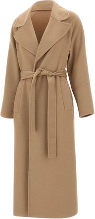 Kaos Kaos, Dames, Mantels, Beige, Maat: 2XS Wol