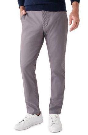 Faherty Island Life Flat Front Organic Cotton Blend Chinos in Steel Grey at Nordstrom Rack, Size 38