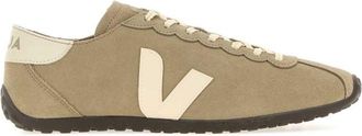 Veja Beige Logo Sneakers