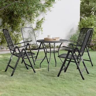 vidaXL Furniture Limited - Set De Comedor De Jard&iacute;n 3 Pzas Malla Metal