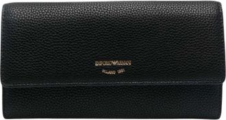 Emporio Armani Wallets & Cardholders, female, Black, Size: ONE SIZE Logo Wallet