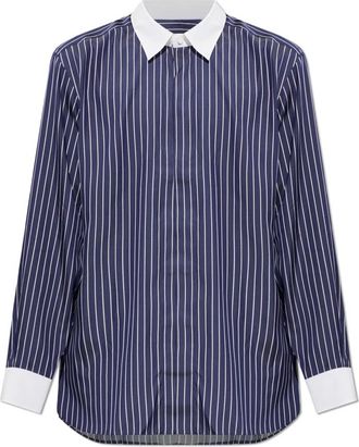 Tom Ford Heren, Overhemden, Blauw, Maat: L Zijde