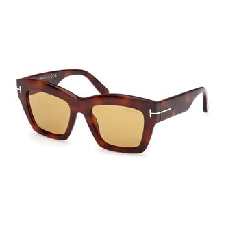 Tom Ford Accessoires, unisex, Bruin, ONE Size, Luna Zonnebril