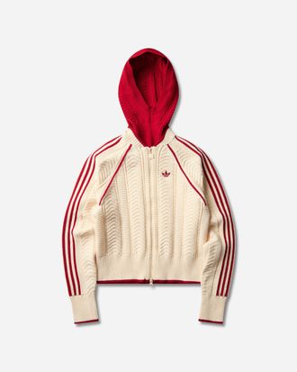adidas Women s SST Track Top Warm Vanilla / Team Victory Red