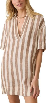 Faherty Palma Linen Dara Mini Dress