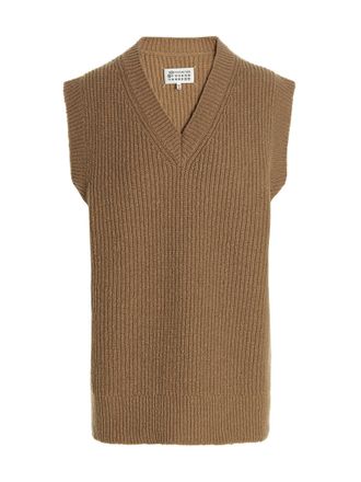 Maison Margiela Womens V-Neck Vest