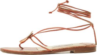 Jimmy Choo London Sandali con cinturino alla caviglia - Arancione