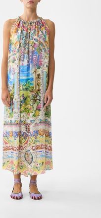 Camilla Drawstring Dress in Nav&agrave;s Nouveau at Nordstrom, Size One Size Au