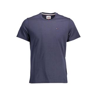 Tommy Hilfiger Blauwe Biologische Katoenen Heren T-Shirt