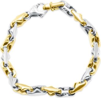 Pompeii3 Mens Link 14K Gold (40gram) or Platinum (65gram) 6.5mm Bracelet 8