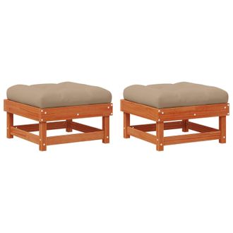 vidaXL 4 Pieza Unidades De Sof&aacute; Seccional Madera De Pino Macizo Vidaxl