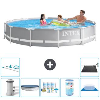Intex Piscina Prism Frame Redonda - 366x76 Cm - 8-piezas S32117