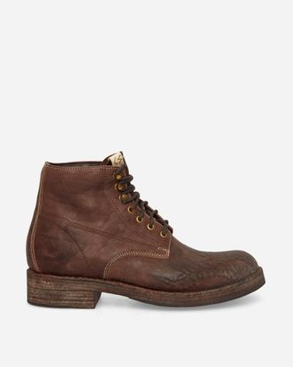 Visvim Virgil Boots-Folk Dark Brown