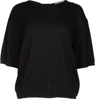 Jacob Cohen Maglia - Dames - Ronde hals truien - Zwart - XL - Polyester - Truien & Vesten