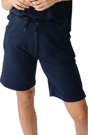 Cozy Earth Ultrasoft Bermuda Pajama Shorts in Navy at Nordstrom, Size Medium
