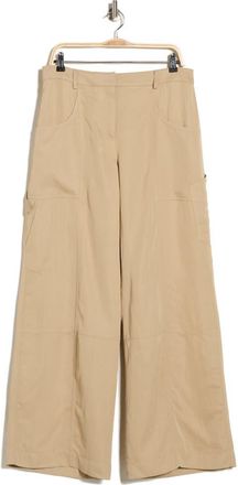 TWP Chrystie Street Wide Leg Utility Pants in Travertine at Nordstrom Rack, Size 10