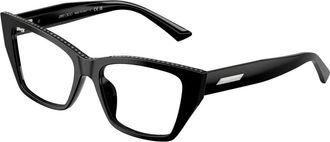 Jimmy Choo London Stijlvolle Bril in Blauwe Kleur - Dames - Brillen - Zwart - 53 MM - Accessoires