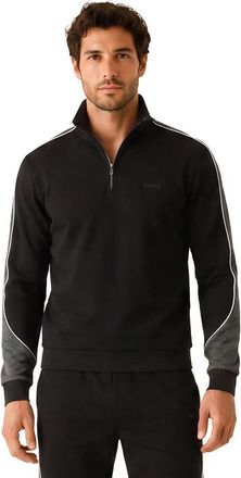 HUGO BOSS Hoodies - Heren - Vesten met rits - Zwart - S - Katoen - Hoodies & sweatvesten