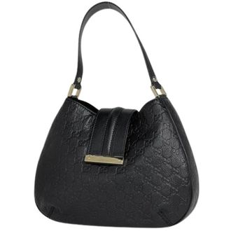 Gucci Pre-owned Shoulder Bags, female, Black, Size: ONE SIZE Pre-owned Vintage Shoulder Bag