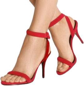 Alexander Wang Antonia Red Suede Sandals Size 38