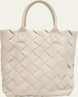 Bottega Veneta Intrecciato Leather Cabat Tote Bag
