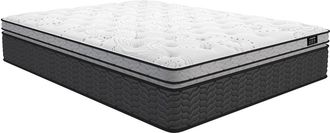 Vente-Unique Colch&oacute;n 140x190 cm h&iacute;brido de muelles ensacados con sobrecolch&oacute;n GAMIANI de YSMEE