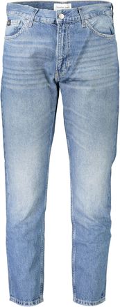 Calvin Klein Mens Straight Leg Jeans Classic Fit - Light Blue Cotton - Size 30 (Waist)
