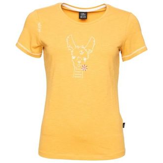 Chillaz Gandia Happy Alpaca T-Shirt T-Shirt f&uuml;r Damen | gelb