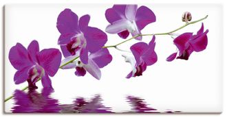 Artland Leinwandbild »Violette Orchideen« Blumen 1 Stk. tlg. auf Keilrahmen gespannt
