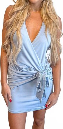 Cotton Candy L.A. Lylas Dress In Light Steel Blue
