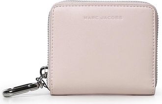 Marc Jacobs De Pop J-Marc Compacte Portemonnee - Dames - Portefeuilles - Roze - ONE Size - Leer - Accessoires