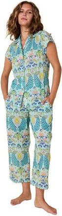 The Cats Pajamas Voile Capri Set in Sorbet Roses at Nordstrom, Size X-Small