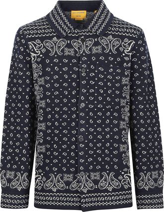 Guest In Residence Wild Rag Paisley Cashmere Work Shirt Jacket