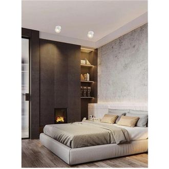 Trade Shop Trade Shop Traesio - Trade Shop - Faretto Led A Superficie Orientabile 7w Luce Naturale Fredda Calda Bianco F-7w-b