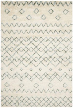 Safavieh Alfombra lana neutrale/blu 122 x 183 cm