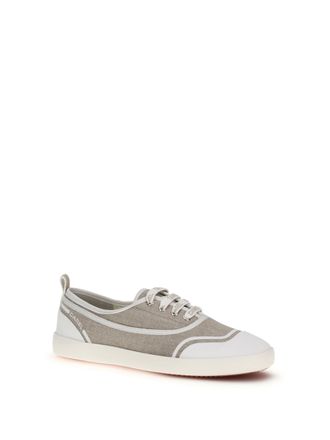 Carel Womens Canvas Sneakers Beige Upper: Cotton Trainers