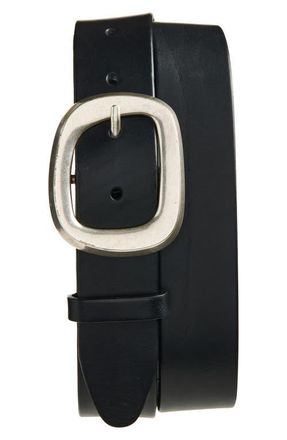 Rag & Bone Thea Leather Belt in Black at Nordstrom, Size X-Small