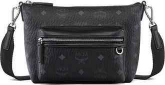 MCM Aren Crossbody in Visetos in Black at Nordstrom