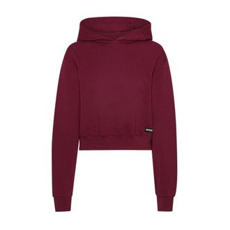 Rotate Bordeaux Hoodie Aw 25 - Dames - Hoodies - Bruin - S - Katoen - Hoodies & sweatvesten