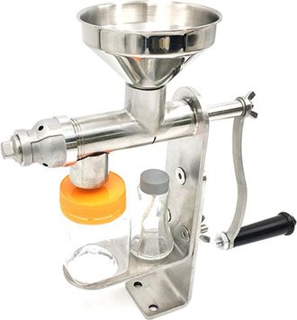 OEM Prensa Manual De Acero Inoxidable Para Extraer Aceite De Frutos Secos, Semillas, Cacahuetes Y Semillas De S&eacute;samo: Extractor De Aceite Multifuncional Y