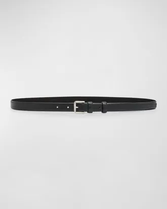 Max Mara Patent Leather Skinny Belt