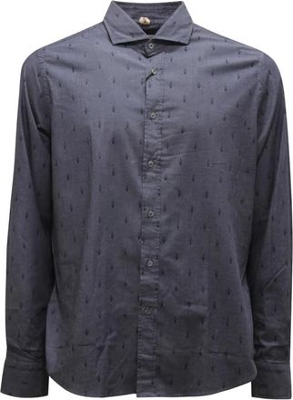 PORTOFIORI Geranio 2263 Shirt - - Shirts - Uomo - Blu - L