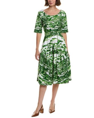 Samantha Sung Rose Midi Dress