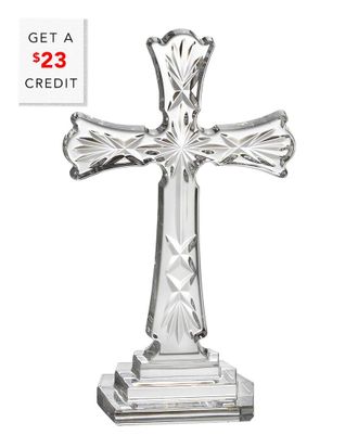 Waterford 8In Spirituality Standing Crosswith $23 Credit