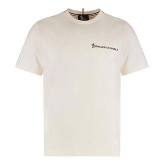 Moncler Heren, Tops, Wit, Maat: S Katoen