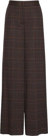 Max Mara Mxmemiro Wijde Broek - Dames - Broeken - Bruin - Maat: S