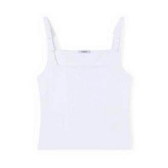 Motivi Top con lazos en los tirantes - Tops - Mujer - Blanco - M